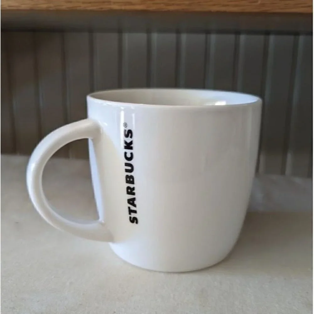 Starbucks Classic Green Mermaid Siren Logo Coffee Mug Cup 14 floz